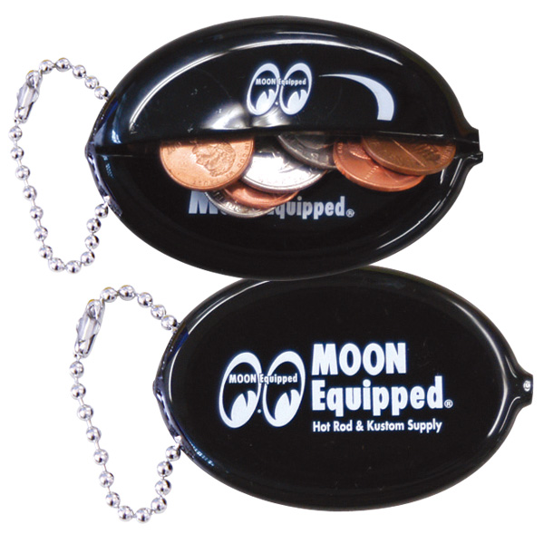 Photo1: MOON Equipped Oval Coin Case (1)
