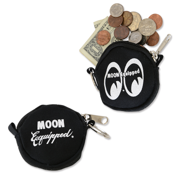 Photo1: MOON Equipped Round Coin Case (1)