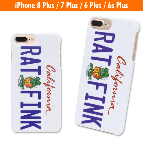 Photo1: Rat Fink iPhone8 Plus,iPhone7 Plus & iPhone6/6s Plus Hard Cover California Plate (1)