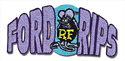 Photo1: Rat Fink Ford Rips Patch (1)