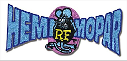 Photo1: Rat Fink HEMI Mopar Patch (1)