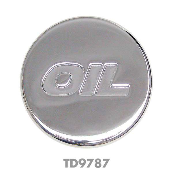 Photo1: Chrome Oil Caps (1)